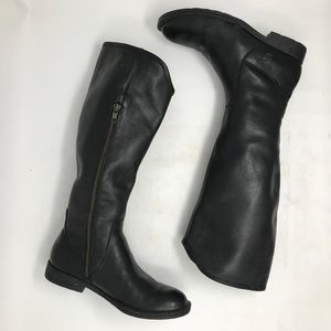 Born Black Leather Riding Pirate Boots Size 6